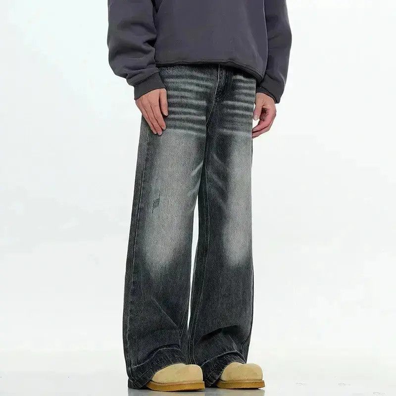 Japanese Brand Wide Leg American Style Jeans Size US 32 / EU 48 - 2 Thumbnail