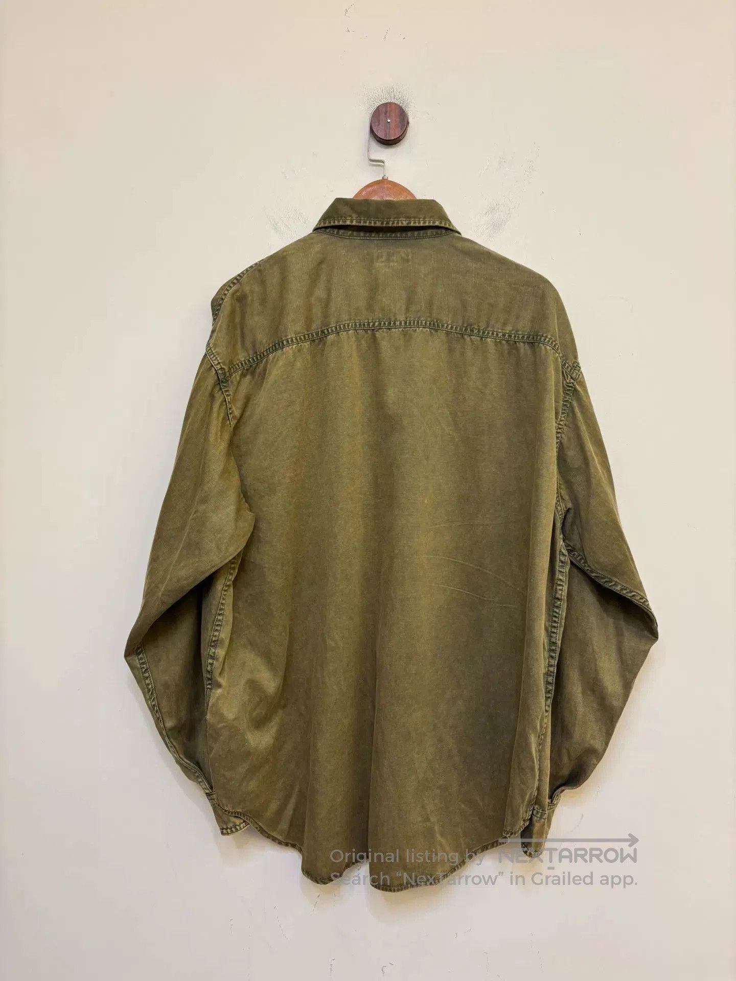 Beams Japan Beams 25SS Acetate Washed Shirt. Size US L / EU 52-54 / 3 - 8 Thumbnail