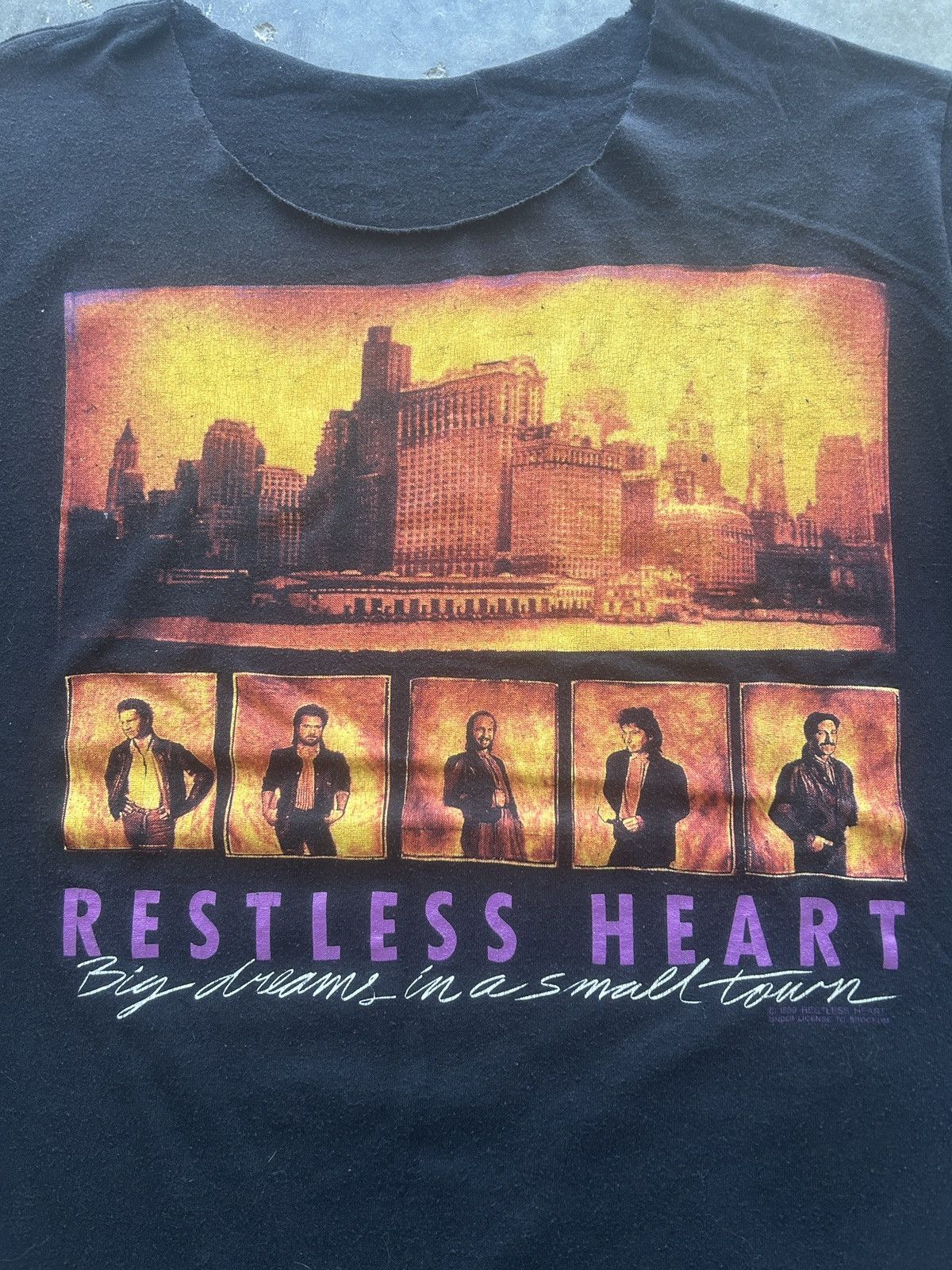 Band Tees × Vintage Vintage 1989 Restless Heart Tour Tee Size US M / EU 48-50 / 2 - 2 Thumbnail