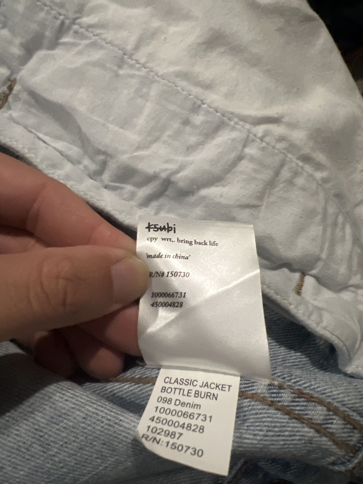 Ksubi Ksubi Distressed Denim Jacket Lightwash XL with Pin Size US XL / EU 56 / 4 - 9 Thumbnail