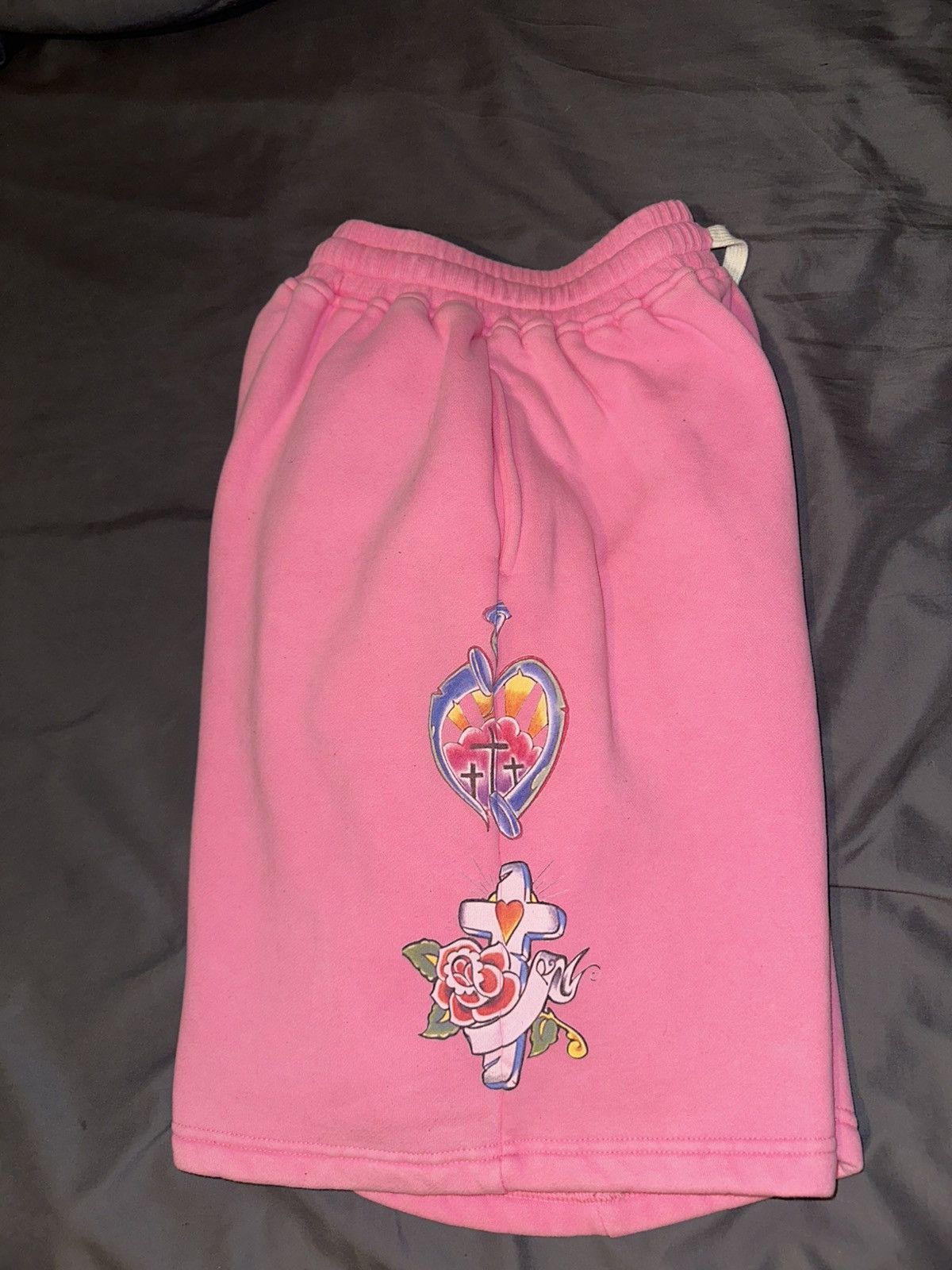 Other We Are Righteous "Pink Risen King" Cotton Shorts Size US 31 - 6 Thumbnail