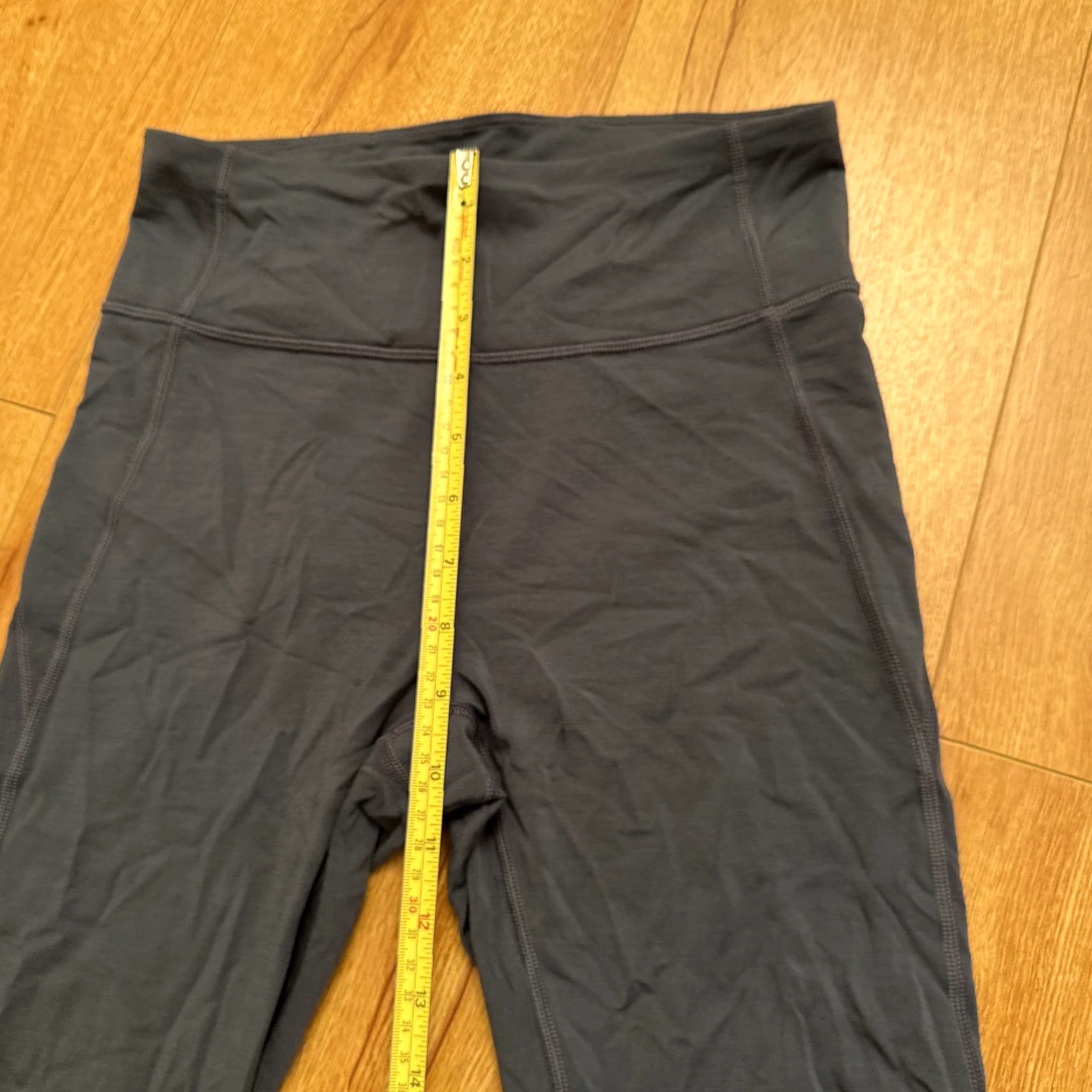 Allbirds Allbirds Natural Leggings Blue Womens Small Merino Wool Blend Stretch Yoga Comfort Elastic Waist Moisture Wicking Athletic Ankle Size 28" / US 6 / IT 42 - 3 Thumbnail