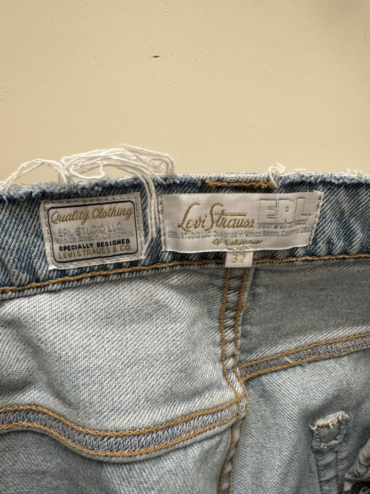 ERL × Levi's ERL Levi’s 501 Split Leg Jeans Size US 32 / EU 48 - 7 Thumbnail