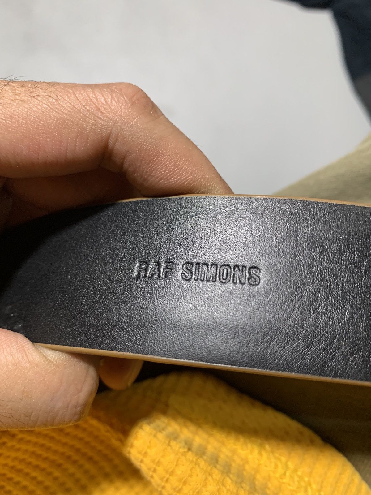 Raf Simons RAF SIMONS REPLICANTS CLASSIC VELCRO BELT Size ONE SIZE - 6 Thumbnail