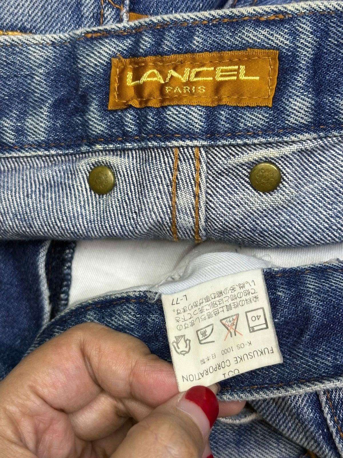 Japanese Brand Vintage Japanese Brand Faded Wash Distressed Jeans Size US 30 / EU 46 - 11 Thumbnail