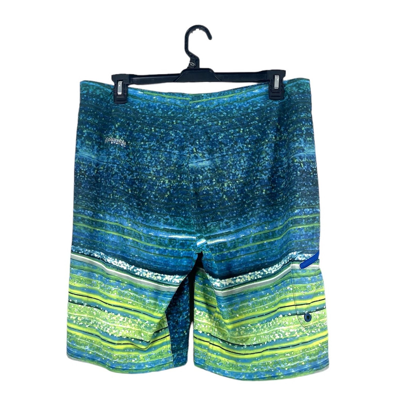 Columbia Men's Blue and Green Columbia Swim Trunks 36 Size US 36 / EU 52 - 5 Thumbnail