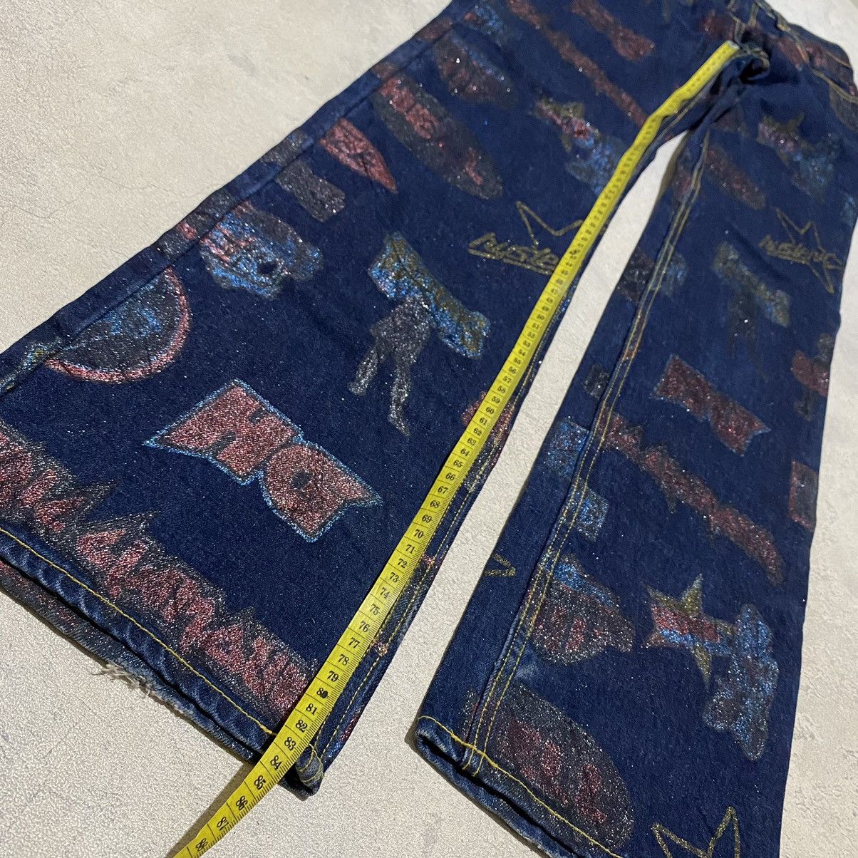 Hysteric Glamour Hysteric Glamour Fullprinted Logo Kinky Jeans Size US 30 / EU 46 - 14 Thumbnail