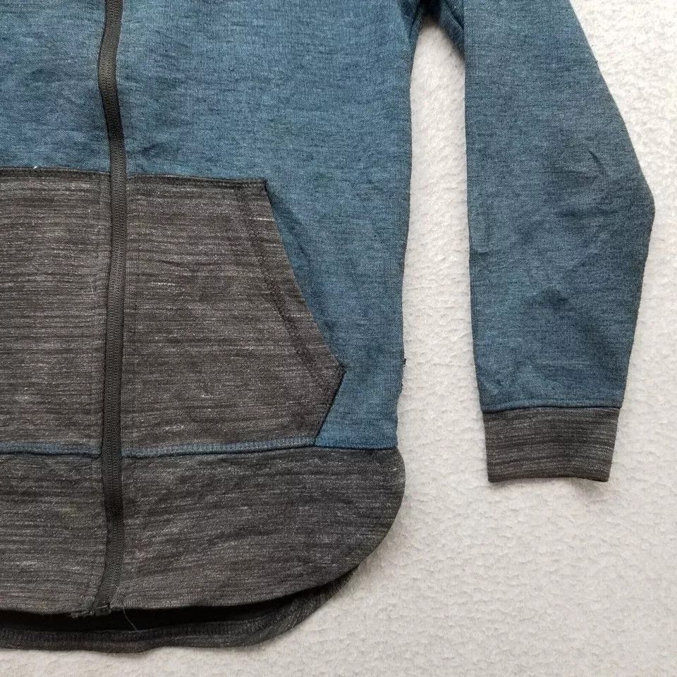 Univibe Univibe Hoodie Mens Small Blue Long Sleeve Full Zip Pockets Size US S / EU 44-46 / 1 - 4 Thumbnail