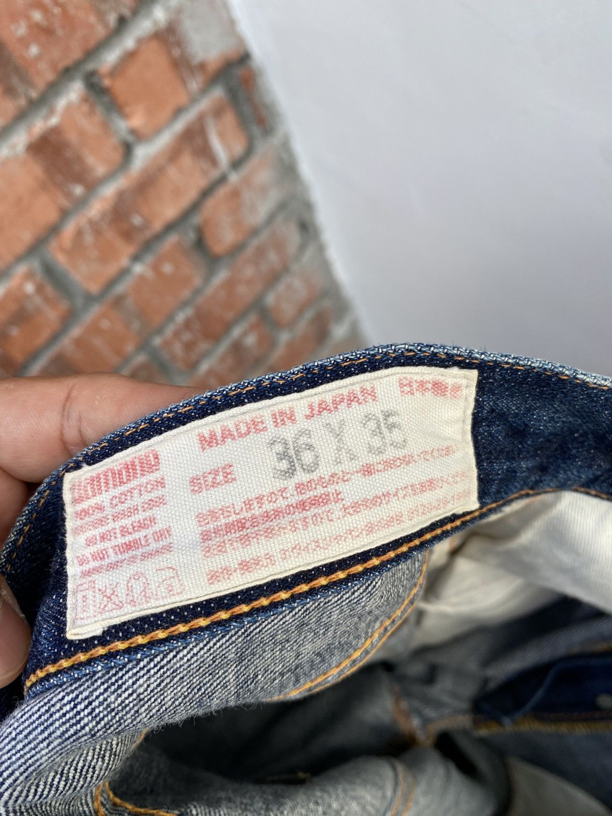 Japanese Brand W34x30 Vintage evisu yamane redline made in JAPAN Size US 34 / EU 50 - 7 Thumbnail