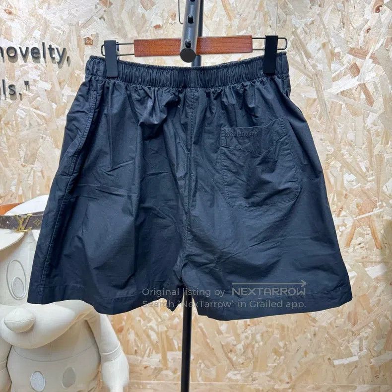 Balenciaga Balenciaga Black Nylon Shorts Size US 32 / EU 48 - 5 Thumbnail