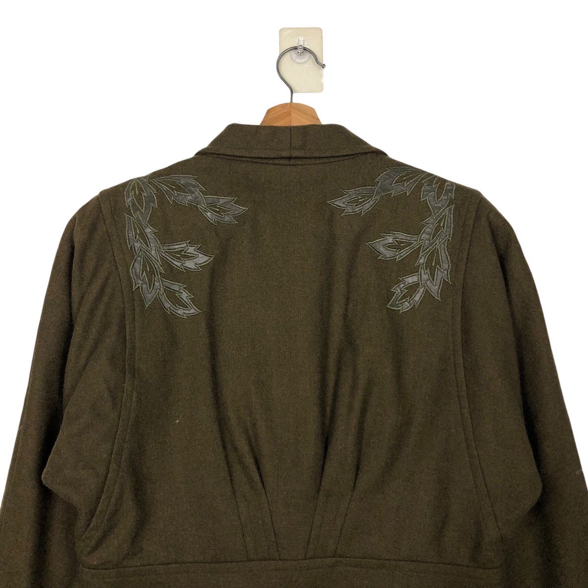 Japanese Brand 📌Vintage Cropped Wool Jacket Double Collar Piccalo Conte Size US M / EU 48-50 / 2 - 10 Thumbnail