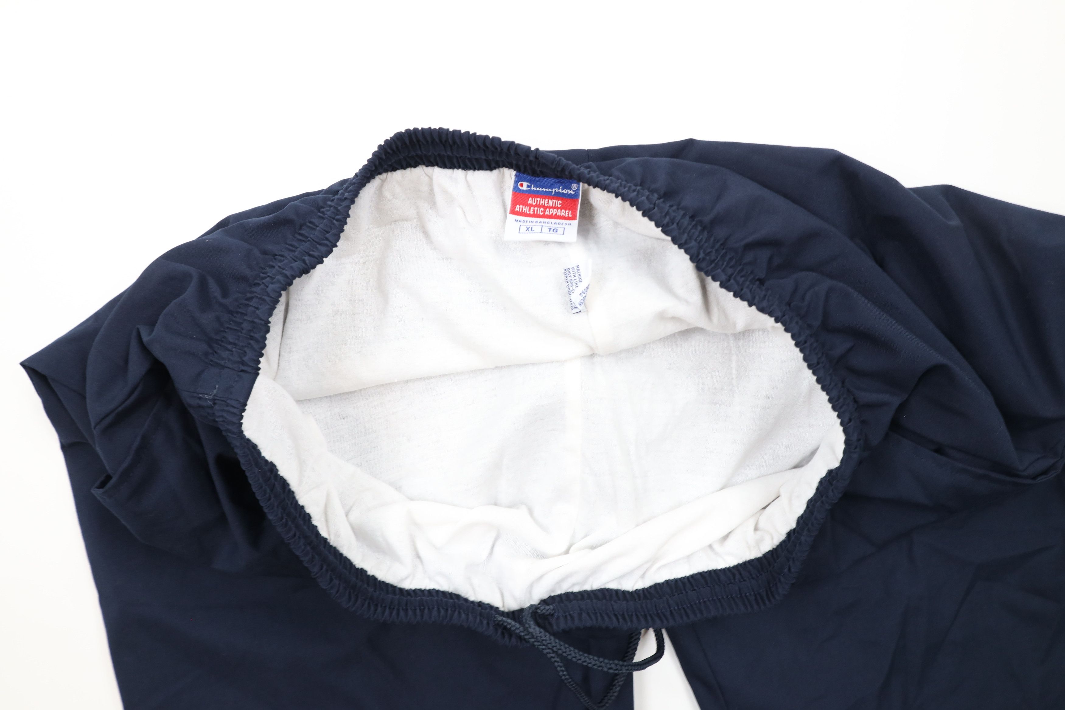 Champion × Vintage Vintage 90s Champion Lined Cuffed Joggers Pants Navy Blue Size US 38 / EU 54 - 7 Thumbnail