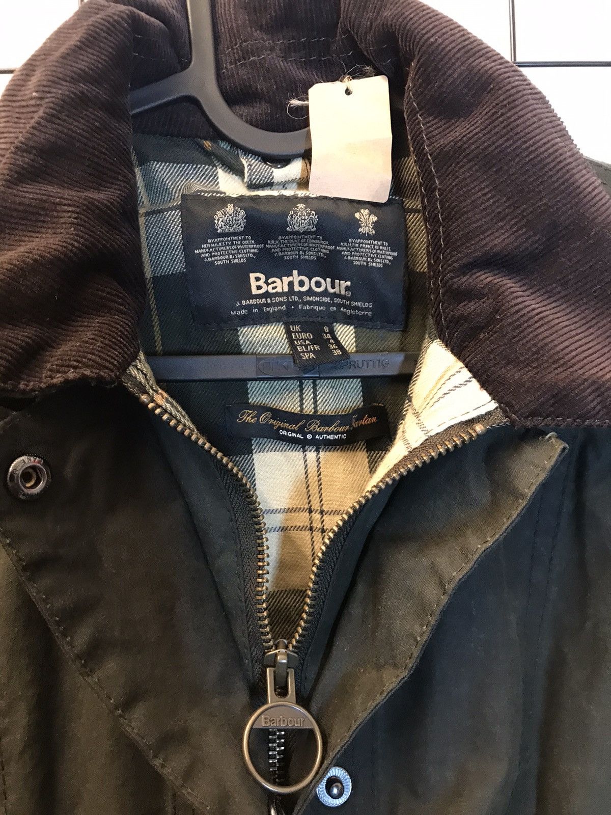 Barbour × Vintage BARBOUR Jacket Wax Waxed Beaufort Coat Vintage Work Utility Size US M / EU 48-50 / 2 - 3 Thumbnail