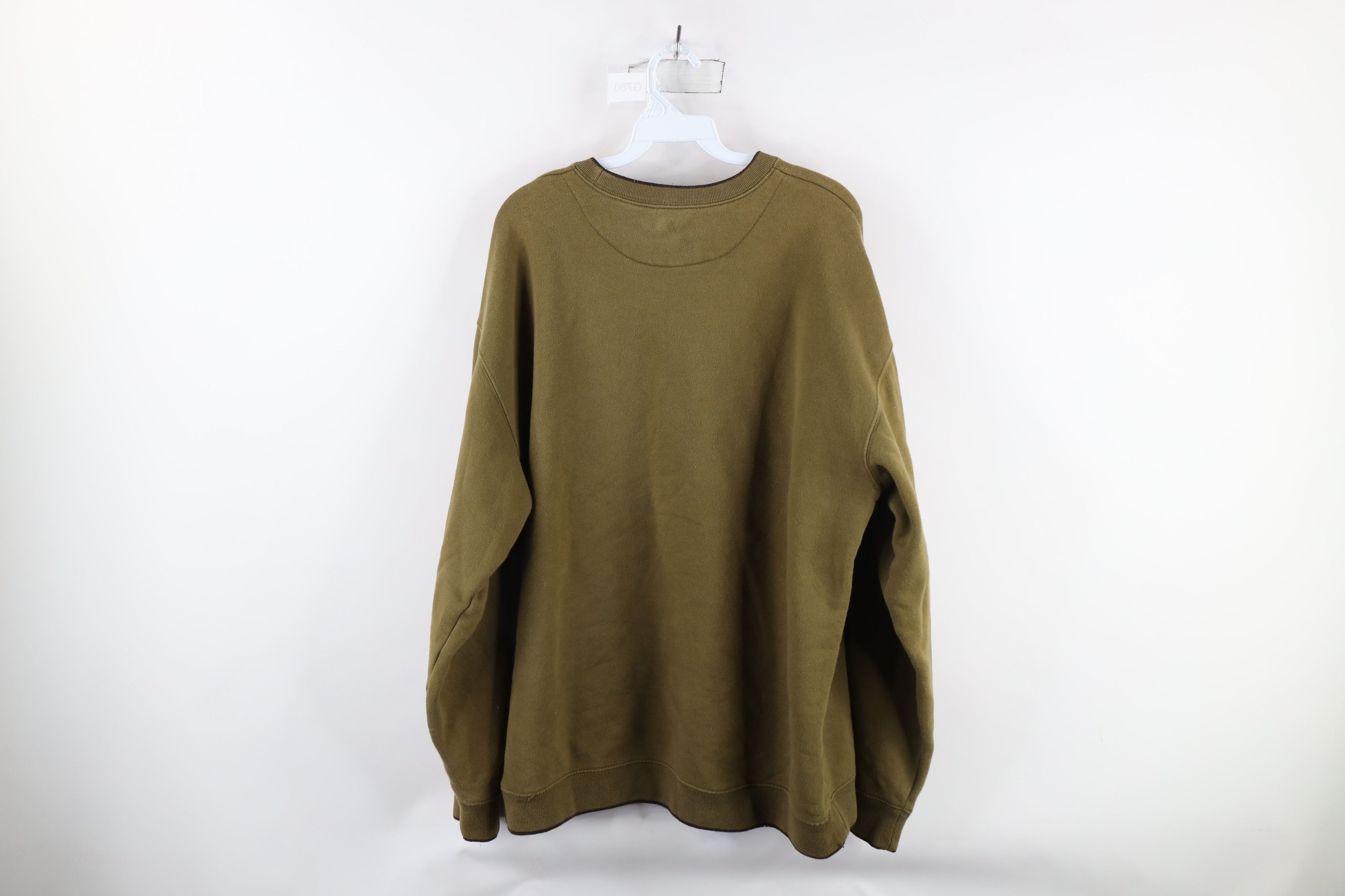 Vintage Vintage 90s Streetwear Buck Nature Crewneck Sweatshirt Green Size US L / EU 52-54 / 3 - 10 Thumbnail