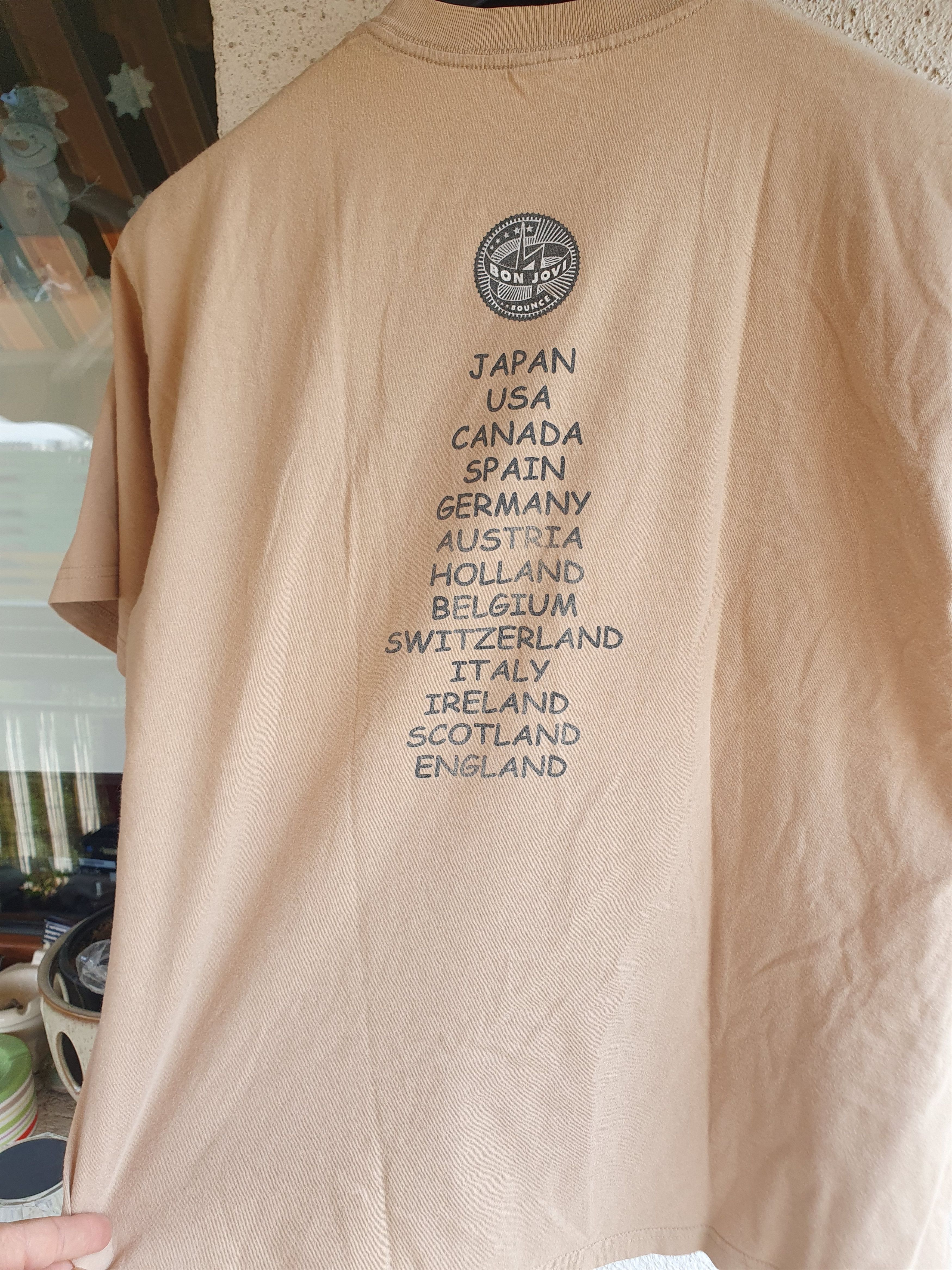 Band Tees Bon Jovi Bounce 2003 World Tour t-shirt sz L Size US L / EU 52-54 / 3 - 2 Thumbnail