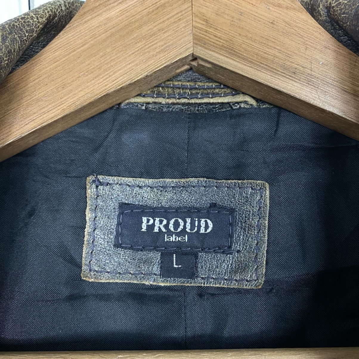 Japanese Brand 📌Vintage Genuine Leather Jacket Proud Label Issey Miyake Size US L / EU 52-54 / 3 - 18 Thumbnail