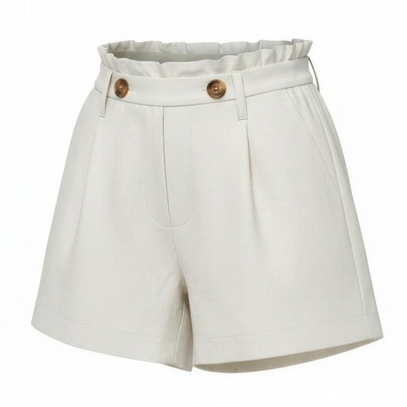 American Eagle Outfitters American Eagle Outfitters Shorts Womens XS Ivory Paperbag Size 23" - 1 Thumbnail