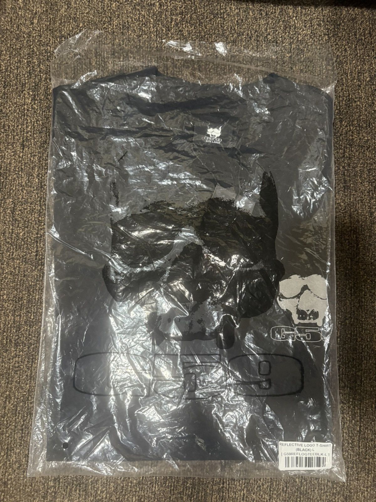 G59 Records G59 Skull Logo Reflective Tee Size US L / EU 52-54 / 3 - 3 Thumbnail