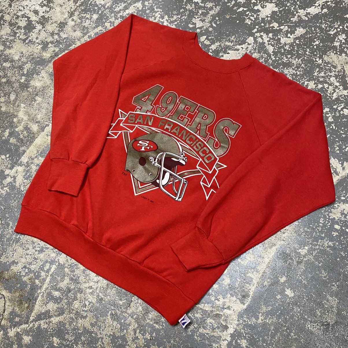Logo 7 × NFL × Vintage Vintage San Francisco 49ers Logo 7 Crewneck Sweatshirt Size US M / EU 48-50 / 2 - 2 Thumbnail