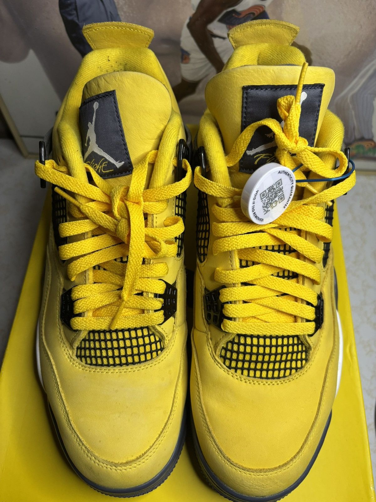 Jordan Brand Air Jordan 4 Retro “lightning” Size US 12 / EU 45 - 2 Thumbnail