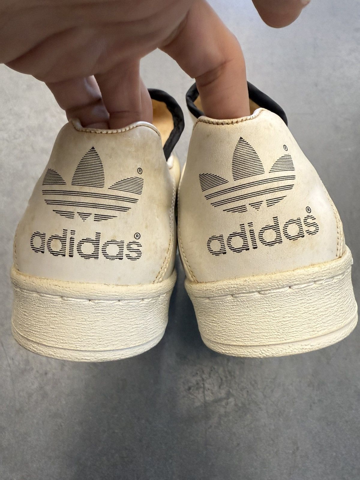 Adidas 1980s Vintage Adidas Superstar Sneakers Made In France Size US 10 / EU 43 - 11 Thumbnail