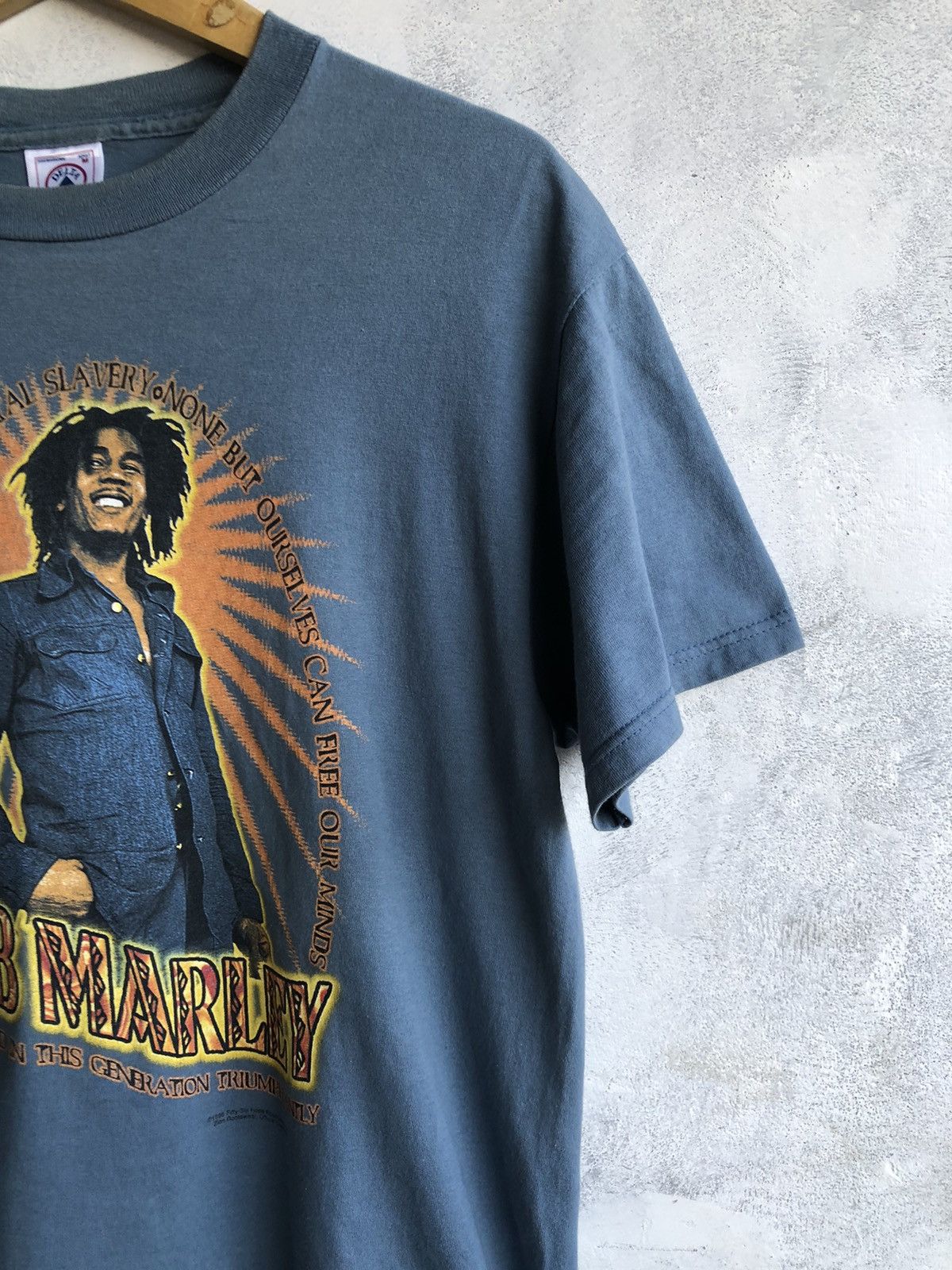 Bob Marley × Japanese Brand Vintage 90s Bob Marley Tshirt Tee Size US M / EU 48-50 / 2 - 3 Thumbnail