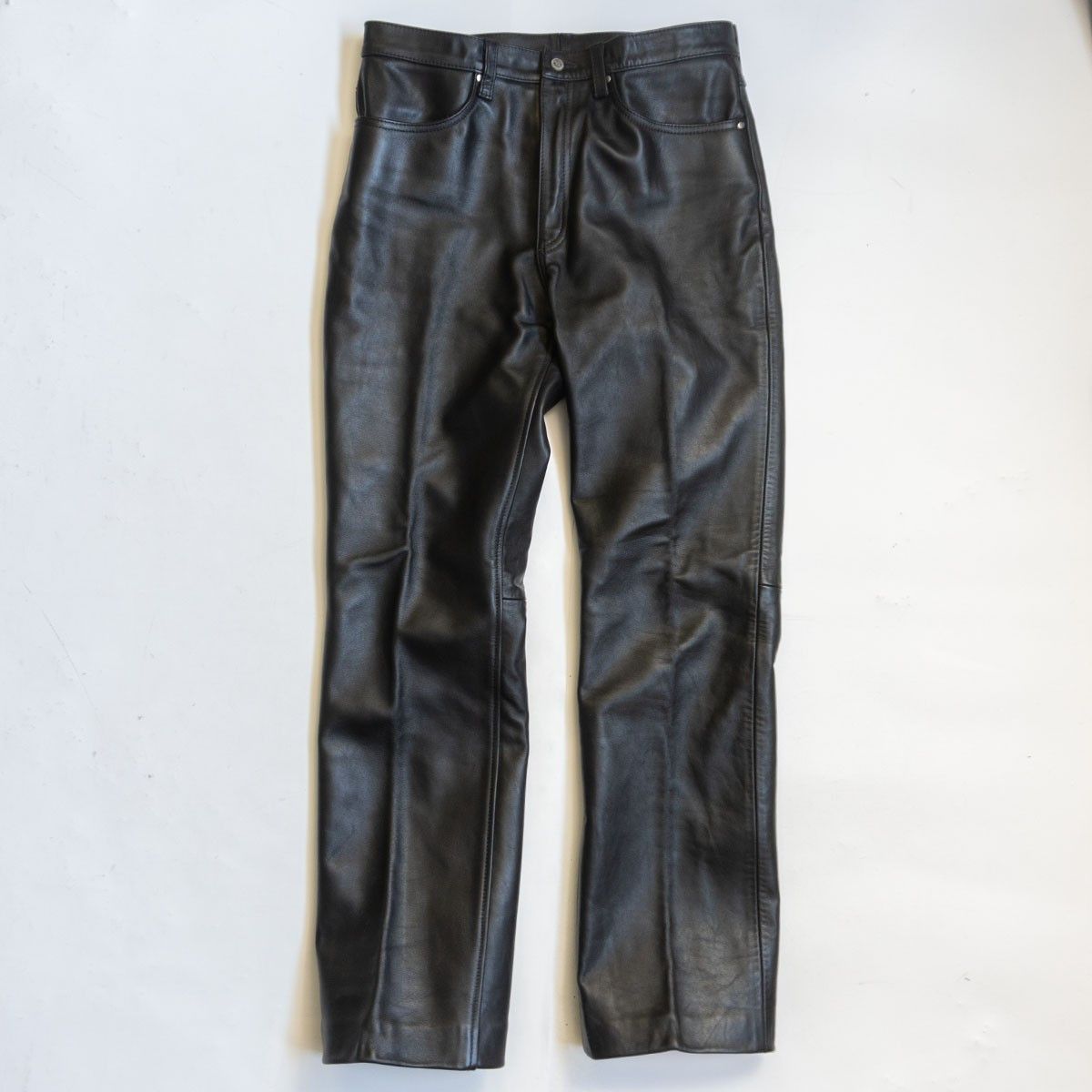 Kadoya Kadoya Leather Pants Black Size 36 Size US 36 / EU 52 - 1 Thumbnail