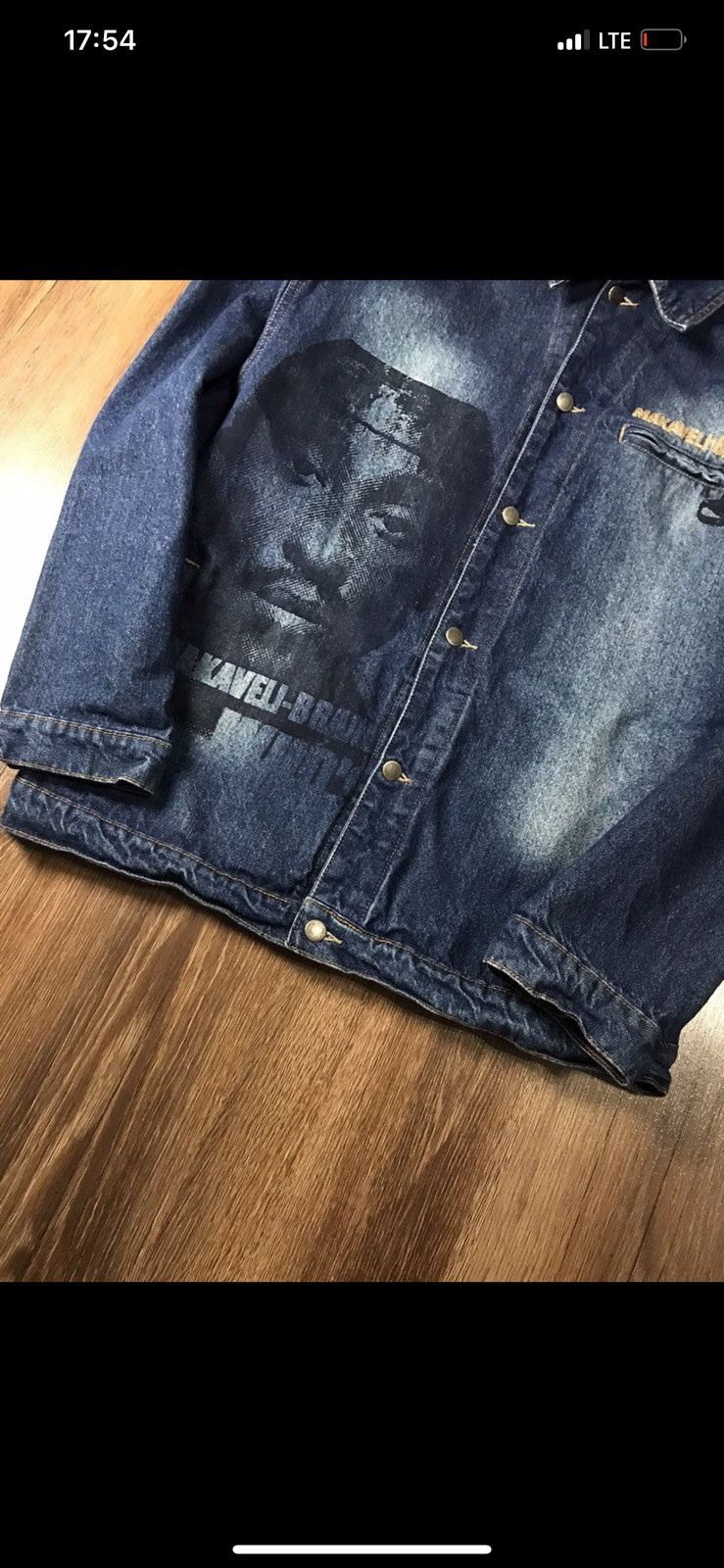 ICON Motorsports × Makaveli × Vintage Makaveli 2Pac Rare Denim Jacket 90s vintage Size US XL / EU 56 / 4 - 4 Thumbnail