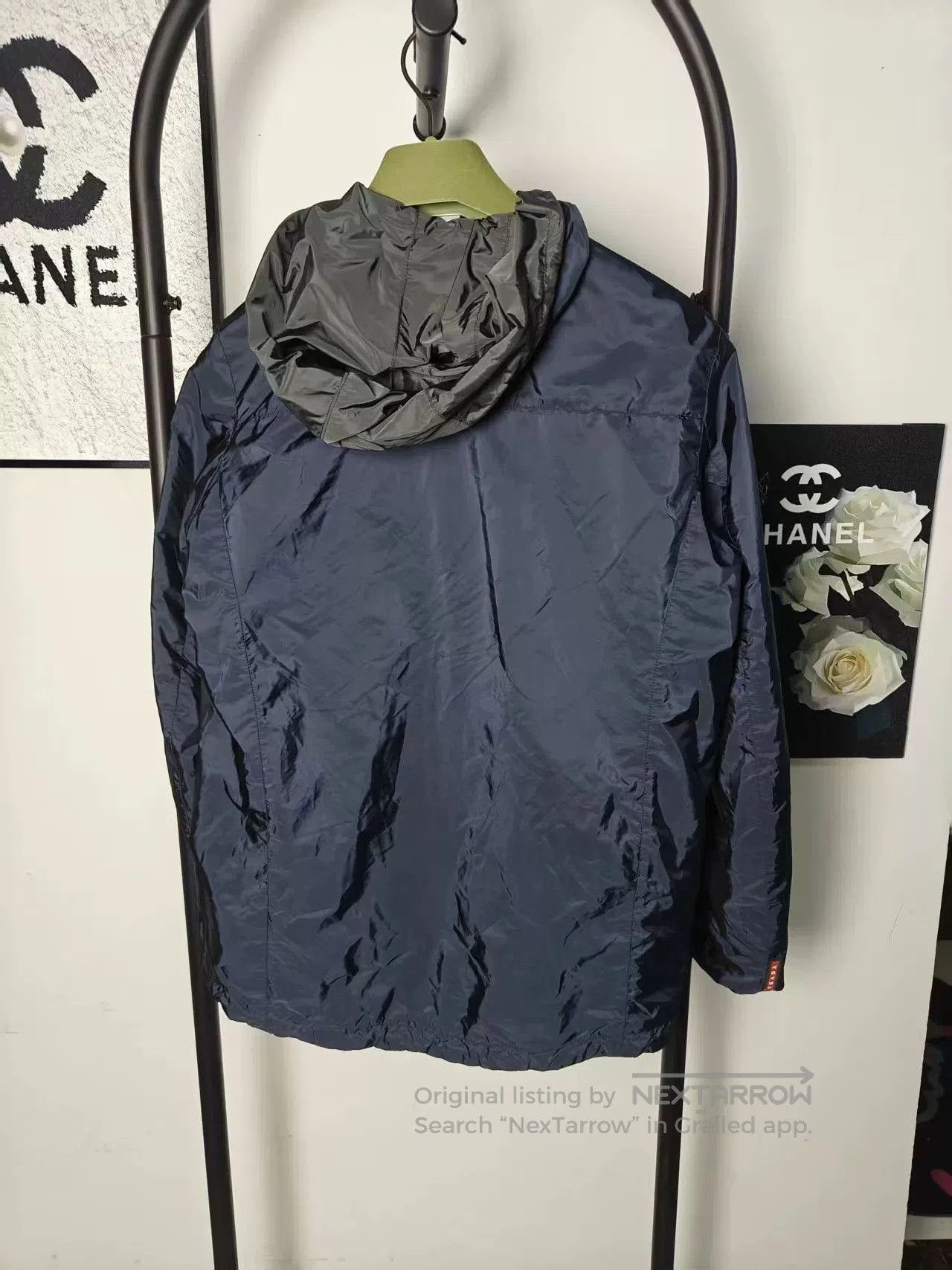 Prada Prada Reversible Cotton Jacket with Logo. Size US M / EU 48-50 / 2 - 4 Thumbnail