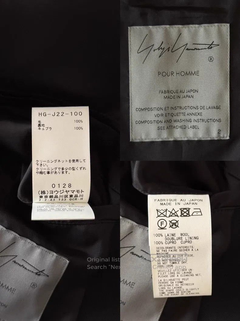 Yohji Yamamoto Yohji Yamamoto 22SS Show Wool Jacket Blazer jacket Size US M / EU 48-50 / 2 - 8 Thumbnail