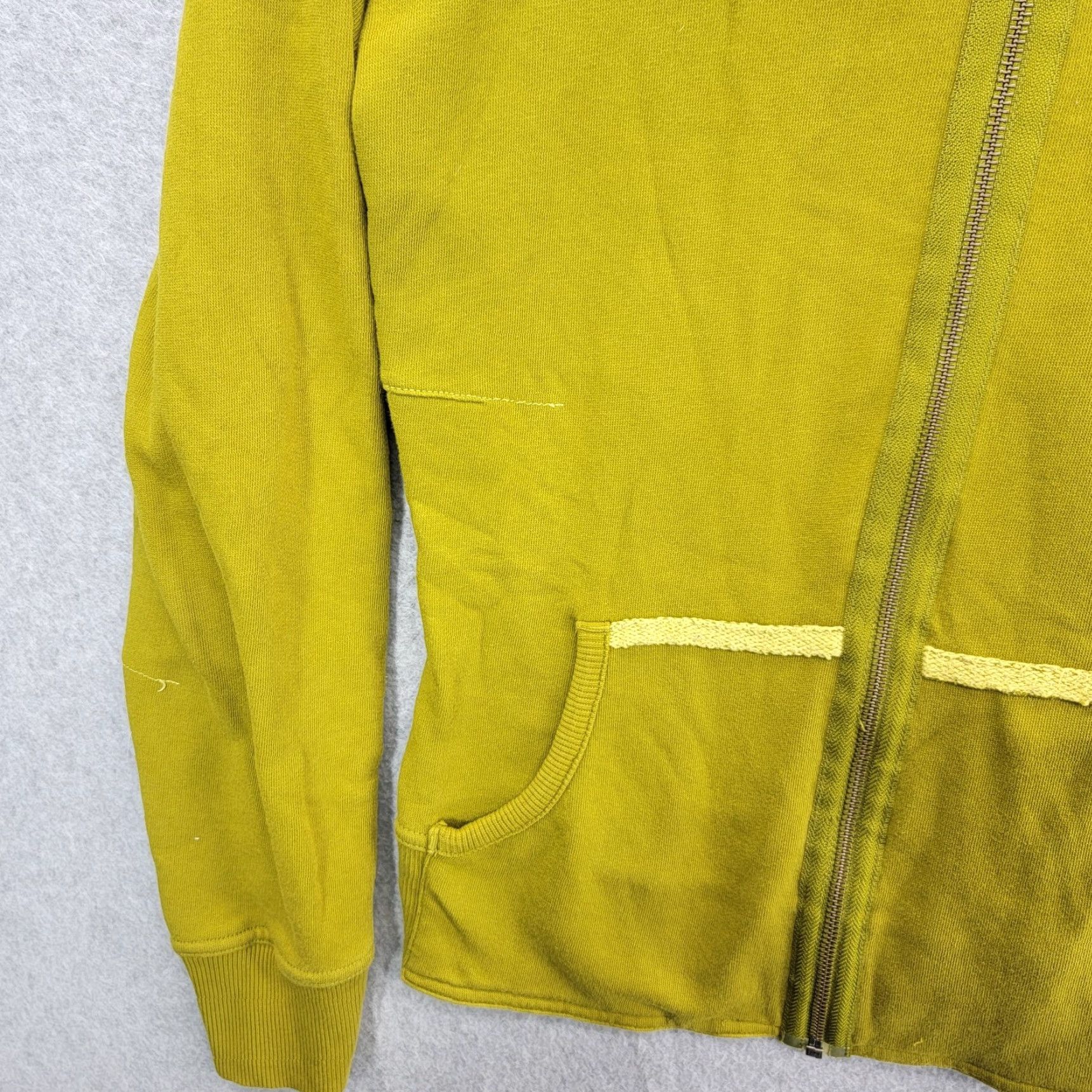 Vintage REI Jacket Womens Large Turtleneck Activewear Cotton Blend Track Jacket with Full Zip Pockets Green Size L / US 10 / IT 46 - 4 Thumbnail