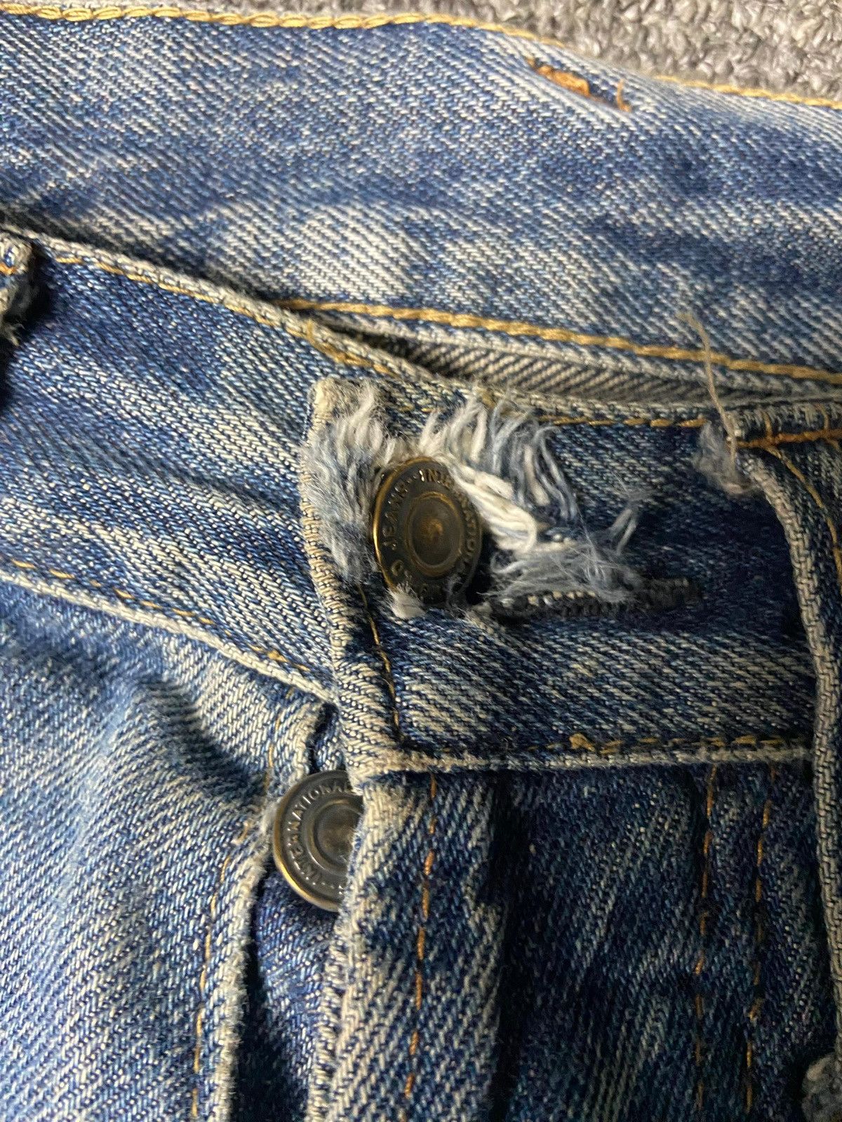 Japanese Brand Antimode Japanese Brand Distressed Jeans (165) Size US 29 - 9 Thumbnail