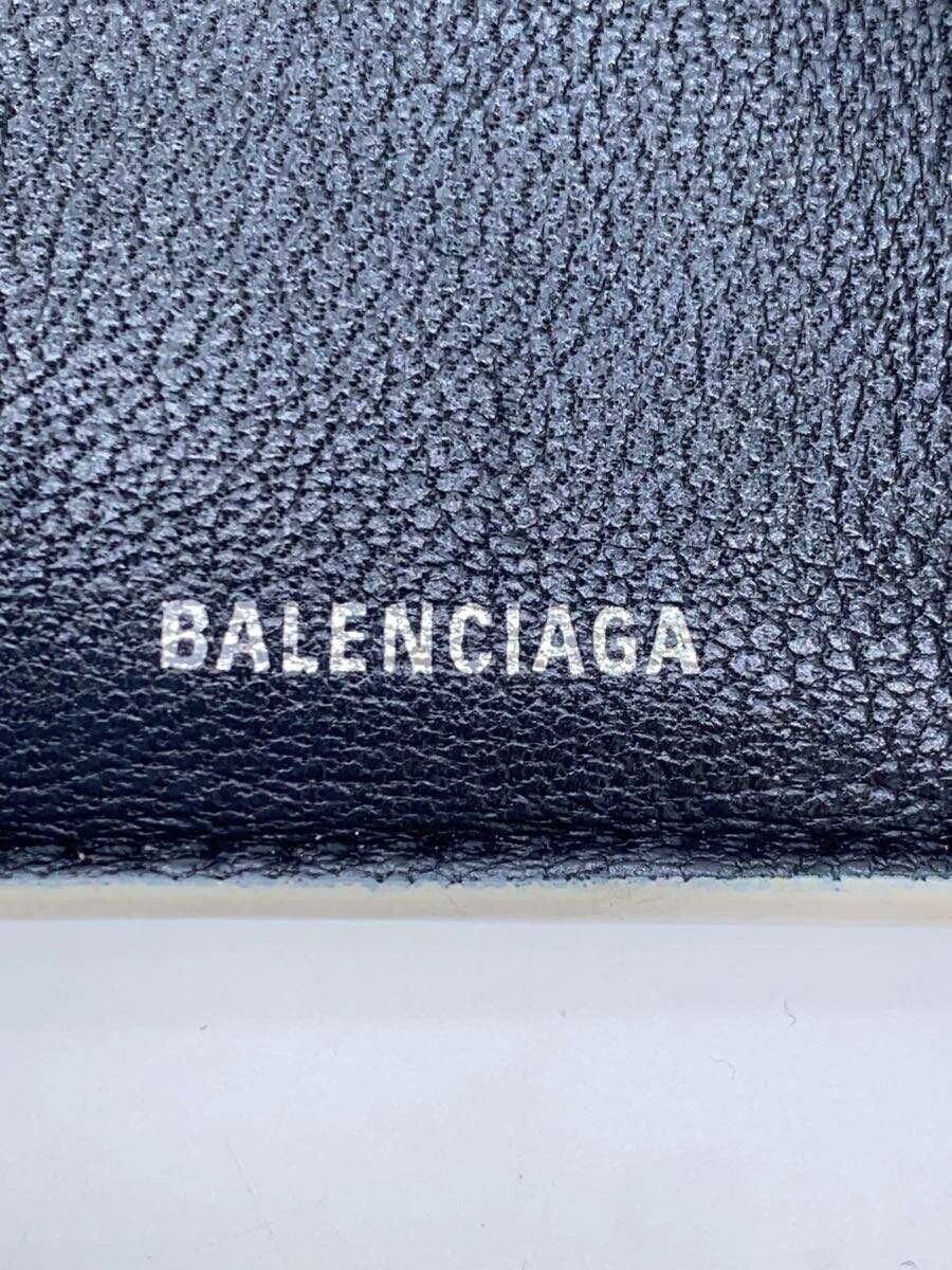 Balenciaga Balenciaga Leather Tri-Fold Wallet White Size ONE SIZE - 3 Thumbnail