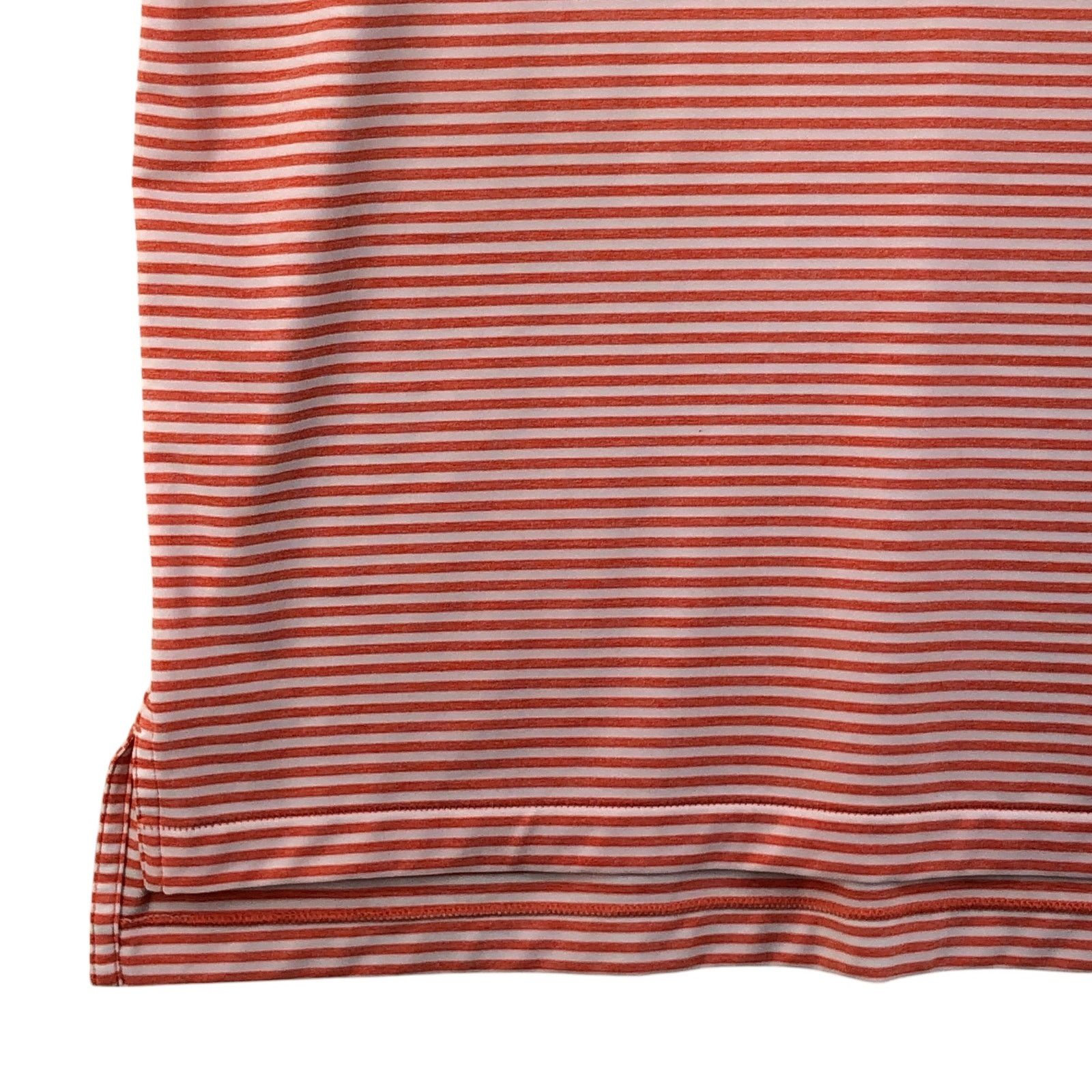 Peter Millar Peter Millar Size XXL Polo Shirt Striped Orange Hualalai Size US XXL / EU 58 / 5 - 4 Thumbnail