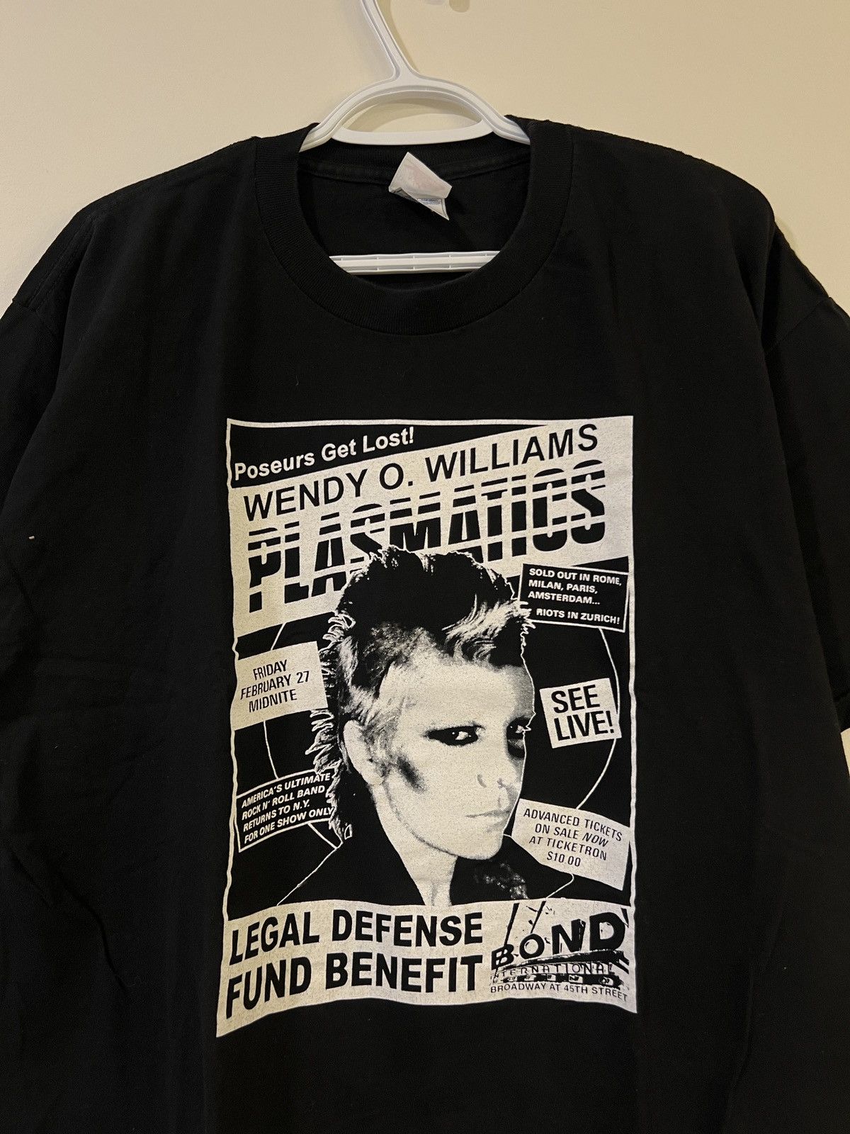 Band Tees × Vintage Vintage Y2K Plasmatics Rock Band Tee Size US XL / EU 56 / 4 - 2 Thumbnail