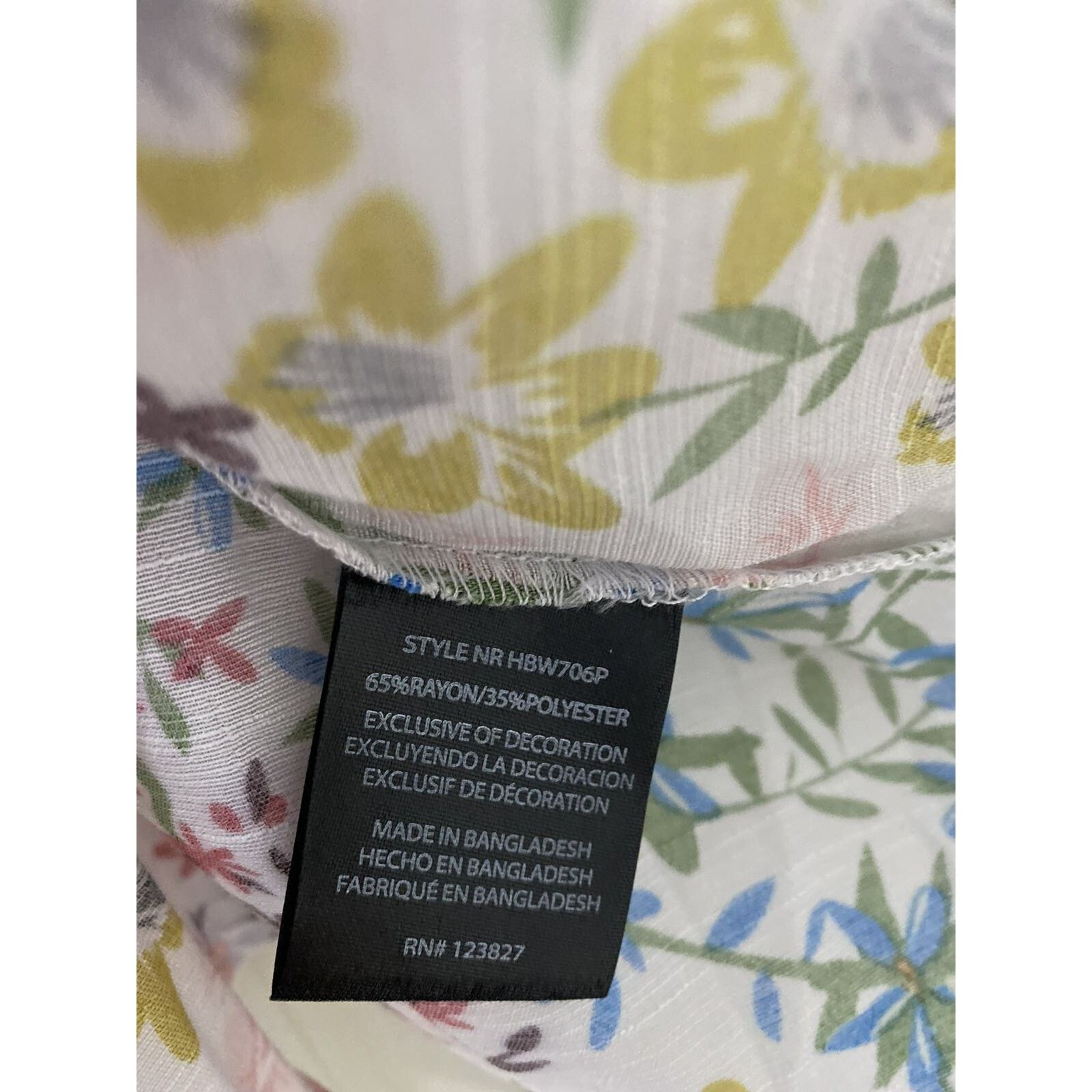 Harve Benard Harve Benard White 3/4 Sleeve Blouse Size 3X Top A003305 Size 3XL / US 20-22 - 6 Thumbnail