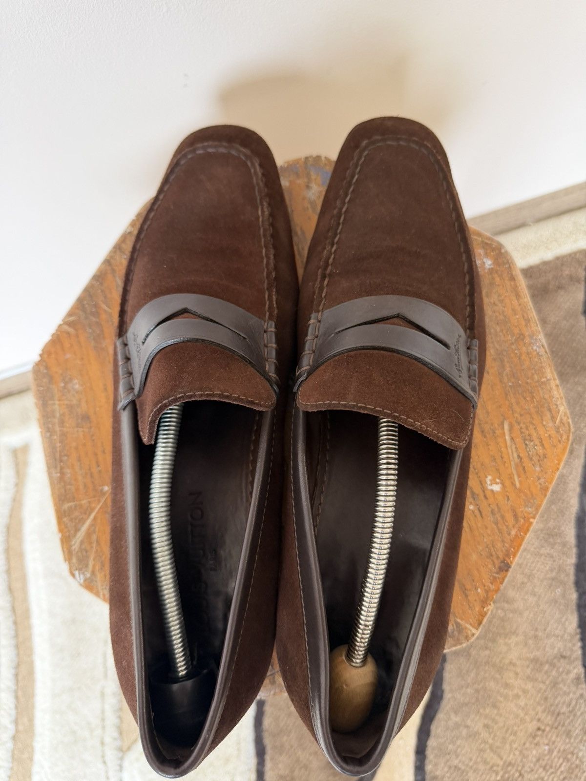Louis Vuitton Vintage Louis Vuitton Suede Loafers Luxury Size US 10 / EU 43 - 9 Thumbnail