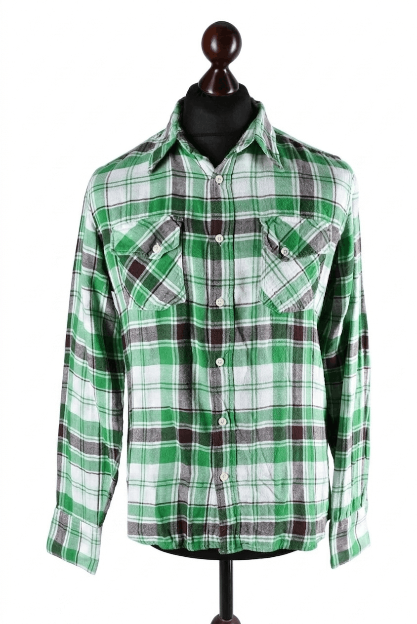 Nudie Jeans Nudie Jeans Co Plaid Flannel Long Sleeve Button Up Shirt Size US M / EU 48-50 / 2 - 1 Thumbnail