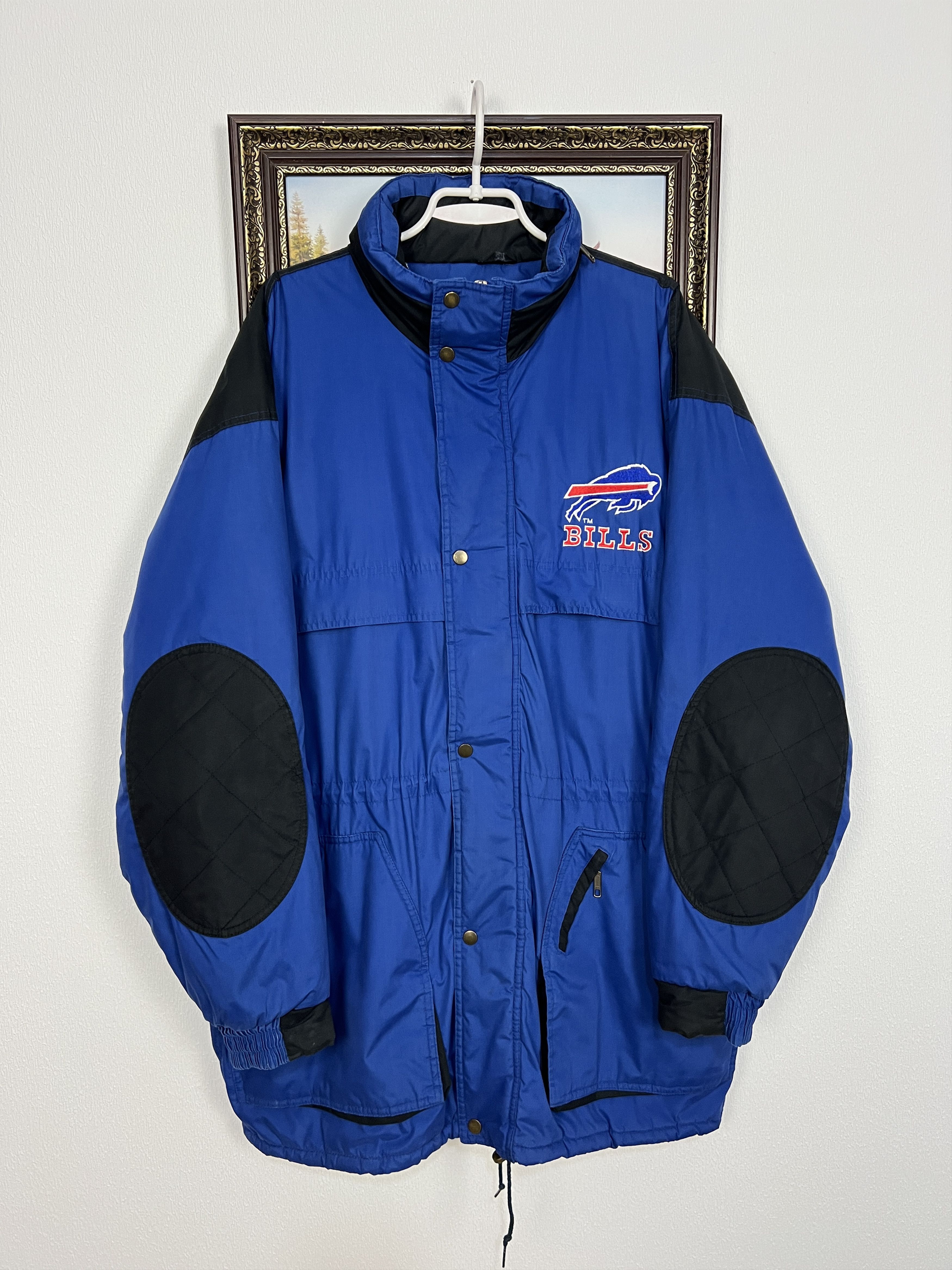 Starter Vintage 90's Buffalo Bills Padded Long Jacket NFL Rare Size US XL / EU 56 / 4 - 1 Thumbnail