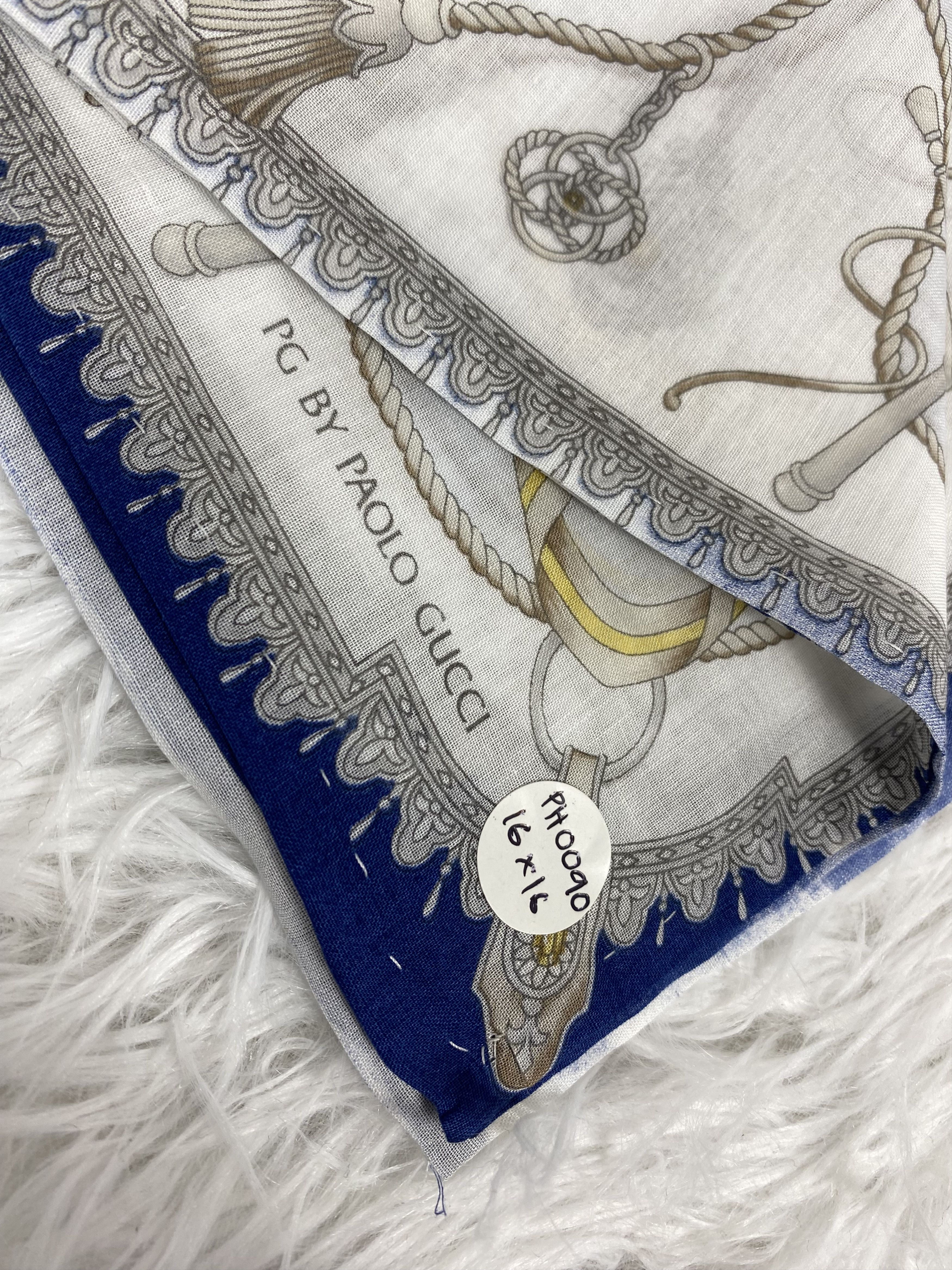 Paolo Gucci Vintage Paolo Gucci Handkerchief PH0090 Size ONE SIZE - 2 Thumbnail