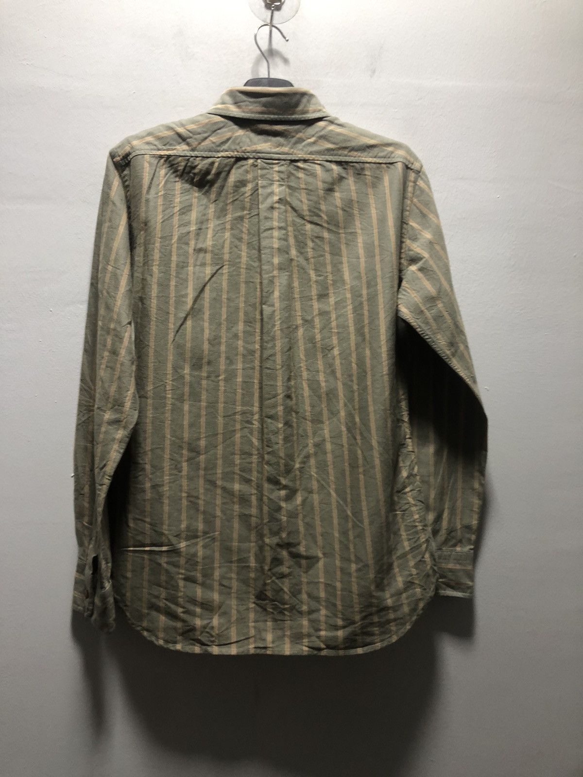 Beams Plus BEAMS Co Shirt Selvedge Line Striped Style Japan Workwear Size US S / EU 44-46 / 1 - 5 Thumbnail