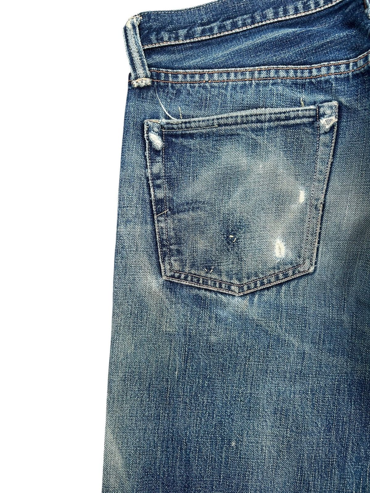 Kapital Vintage Full Count Selvedge Distressed Repair Denim Jeans Size US 30 / EU 46 - 15 Thumbnail