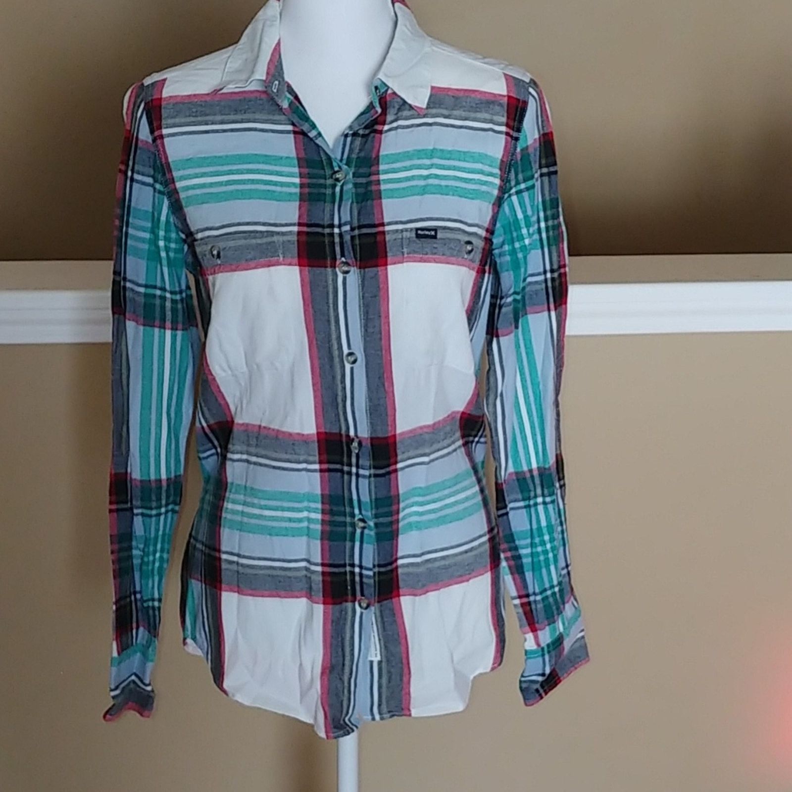 Hurley Hurley Top Shirt Flannel Wilson Ex-Boyfriend Small Size S / US 4 / IT 40 - 1 Thumbnail