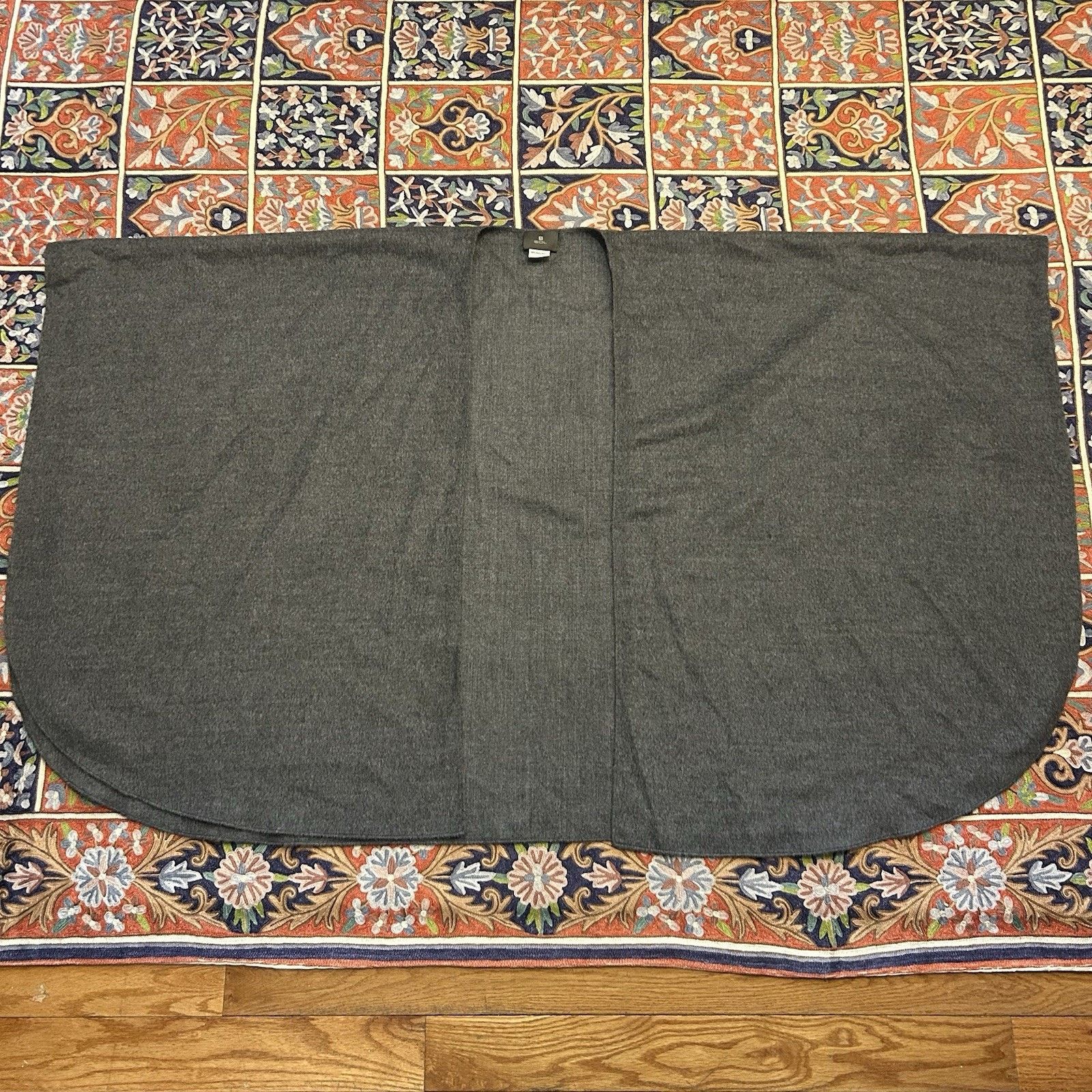 Other Sol 100% Baby Alpaca Poncho Shawl Open Face Cardigan Jacket Size ONE SIZE - 2 Thumbnail