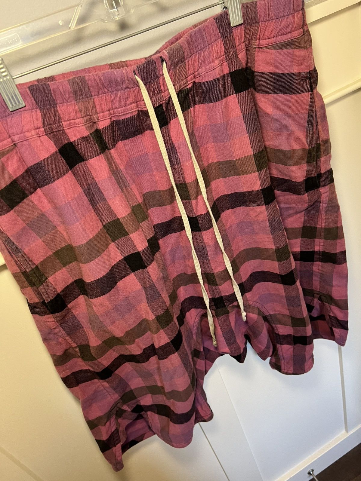 Rick Owens Rick Owens plaid print basket swinger shorts Size US 36 / EU 52 - 9 Thumbnail