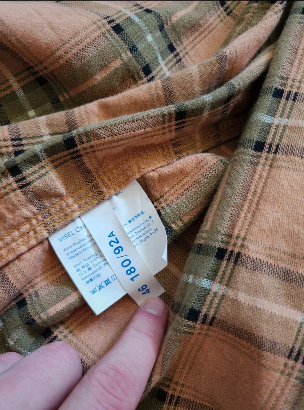Acne Studios Acne Studios Vesel Check shirt Size US M / EU 48-50 / 2 - 4 Thumbnail