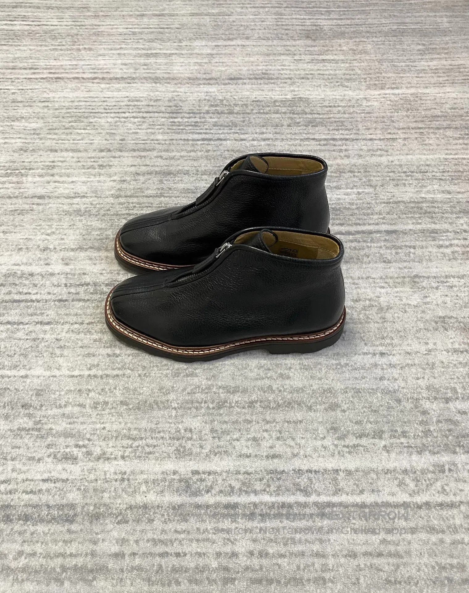 Lemaire black zipped ankle boots from Lemaire. Size US 5.5 / EU 38 - 3 Thumbnail