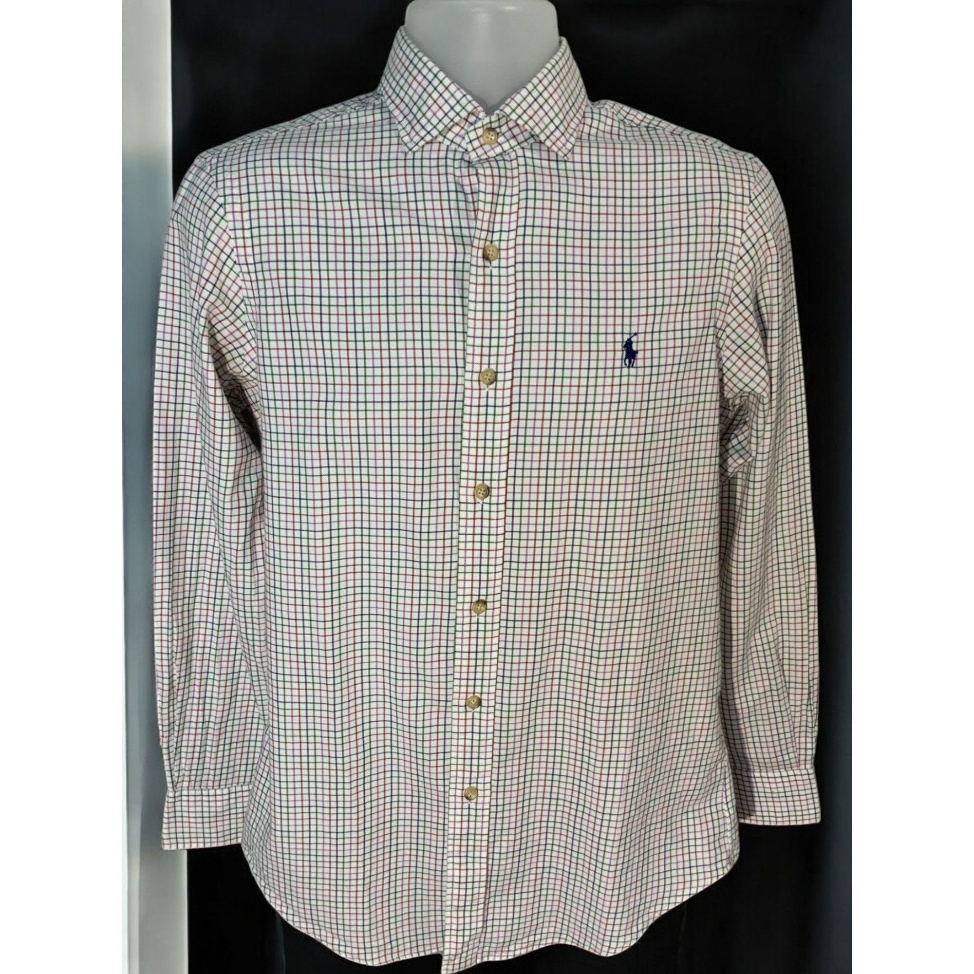 Polo Ralph Lauren Polo Ralph Lauren Multicolor Small Plaid Long Sleeve Shirt Size US S / EU 44-46 / 1 - 8 Thumbnail