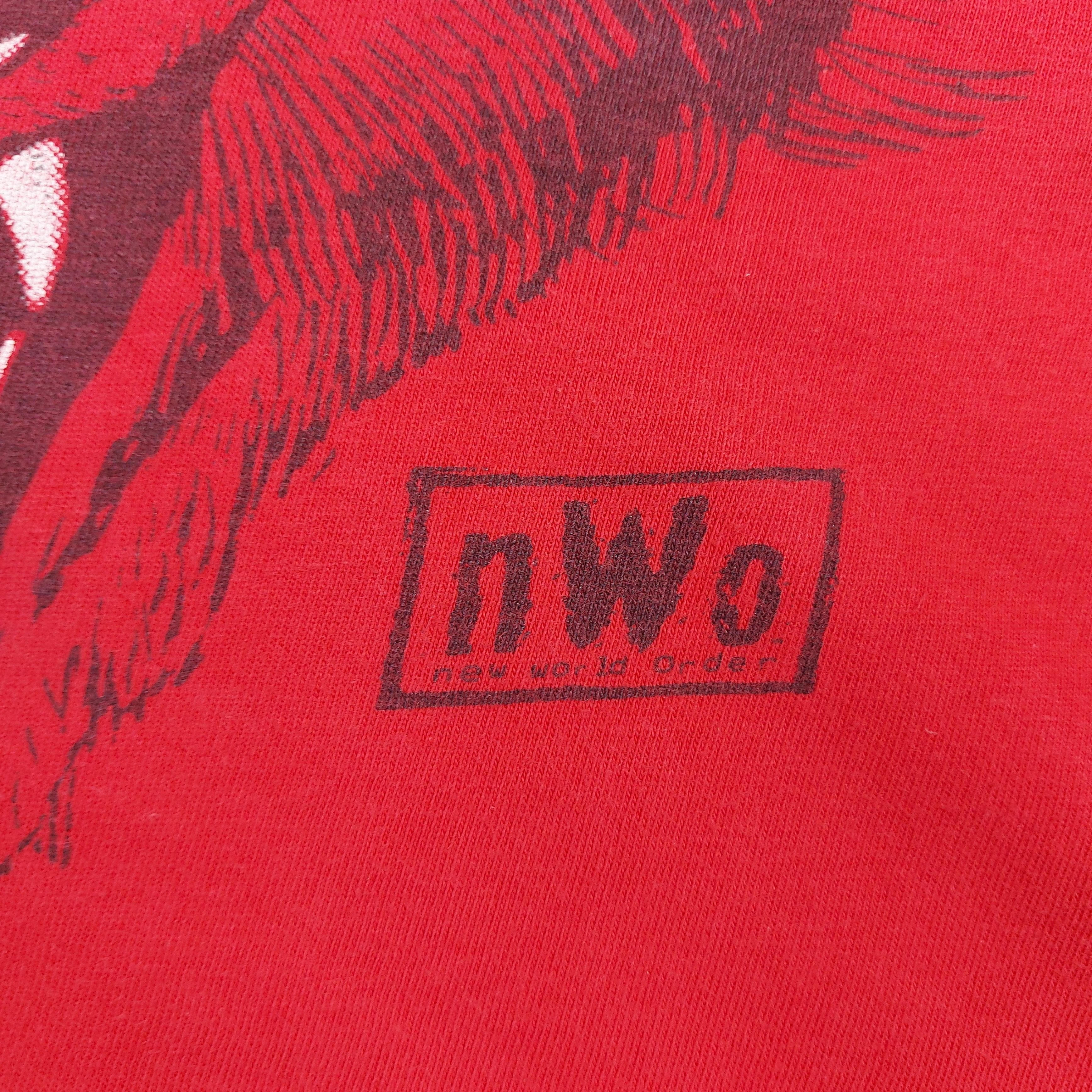 WCW/nWo Vintage Y2K NWO New World Order Wolfpack WWE Wrestling TEE Size US L / EU 52-54 / 3 - 5 Thumbnail