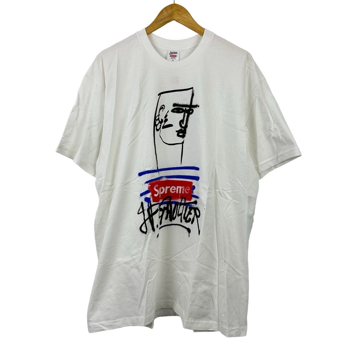 Supreme Supreme x Jean Paul Gaultier Tee White XL Size US XL / EU 56 / 4 - 1 Thumbnail
